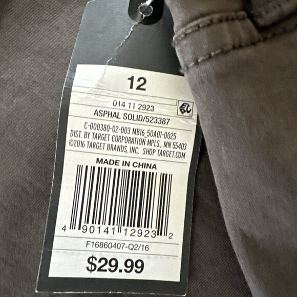 Mossimo Mid Rise Jeggings Jeans Pants Stretchy Women 12/31 R Brown Grey Grunge - Picture 12 of 14